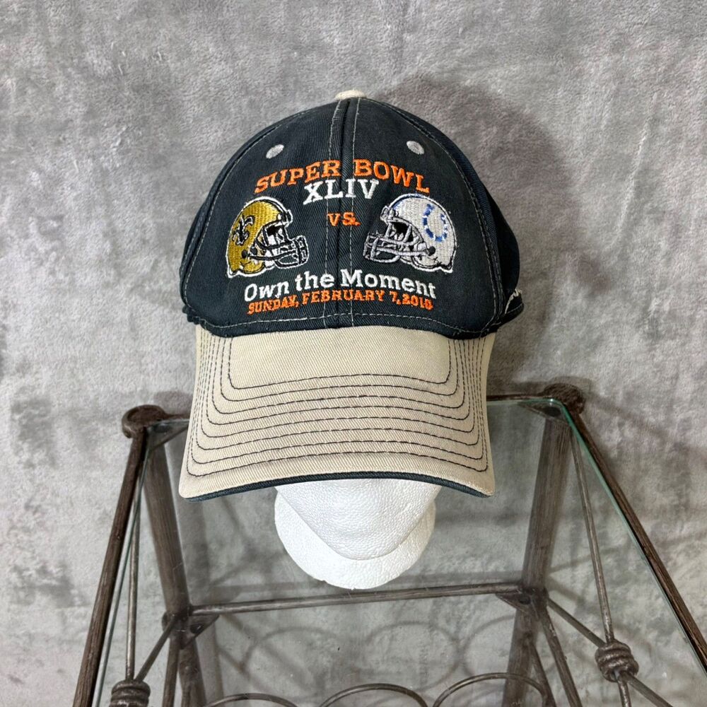 Reebok Team Super Bowl XLIV Own The Moment Colts vs Saints Football Hat Cap